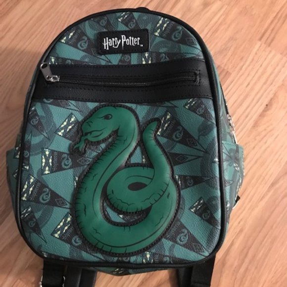 Loungefly Handbags - Loungefly Slytherin Mini Backpack-Green/Black (Unisex)